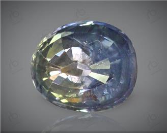 Natural Unheated and Untreated Certified Bi-Color Sapphire 3.44 CT. ( 85060 )